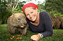 Up close with my Wombat friend